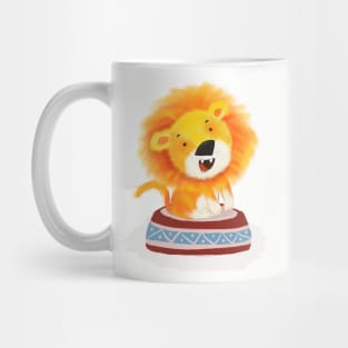 Cartoon Lion / Children illustration Mug